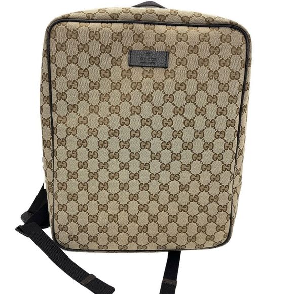 Gucci Handbags - Gucci Marmont Beige GG Large Backpack
